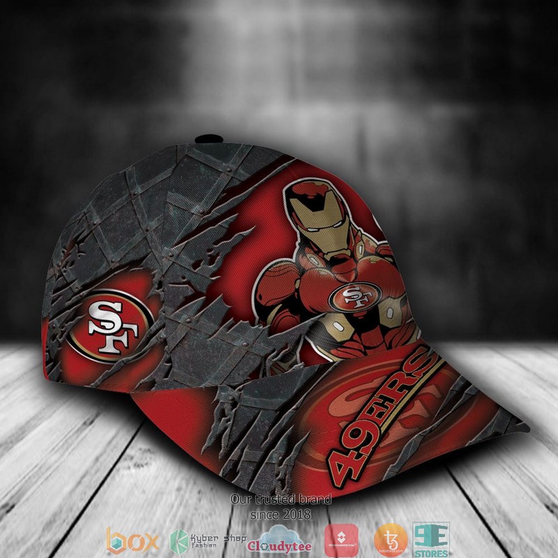 San Francisco 49ers Iron Man NFL Custom Name Cap 2 San Francisco 49ers Iron Man NFL Custom Name Cap word2