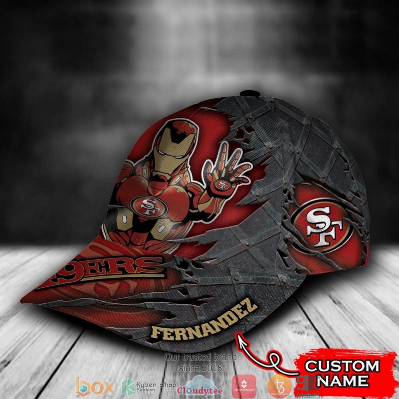San Francisco 49ers Iron Man NFL Custom Name Cap 3 San Francisco 49ers Iron Man NFL Custom Name Cap word2