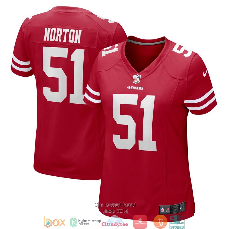 San Francisco 49ers Ken Norton Jr. Scarlet Retired Football Jersey 2 San Francisco 49ers Ken Norton Jr. Scarlet Retired Football Jersey word1
