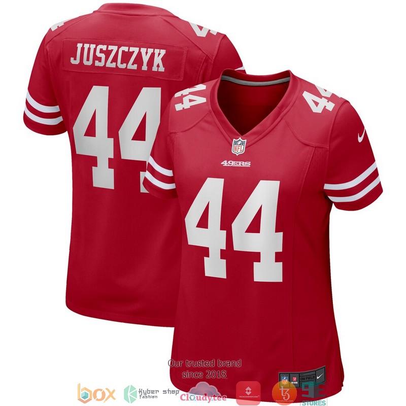 San Francisco 49ers Kyle Juszczyk Red Football Jersey 1 San Francisco 49ers Kyle Juszczyk Red Football Jersey word2