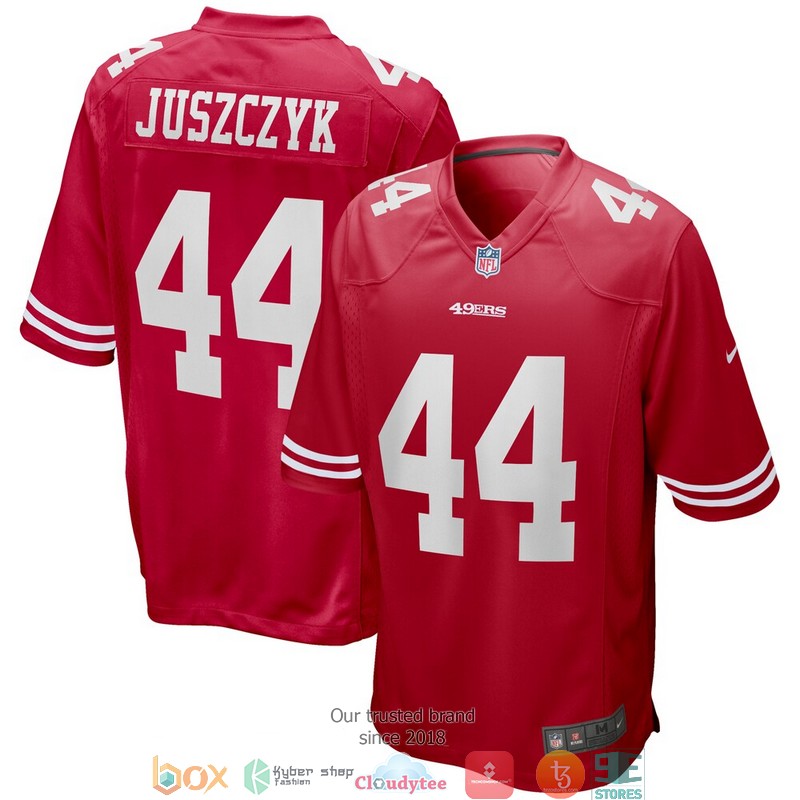 San Francisco 49ers Kyle Juszczyk Scarlet Football Jersey 2 San Francisco 49ers Kyle Juszczyk Scarlet Football Jersey word1