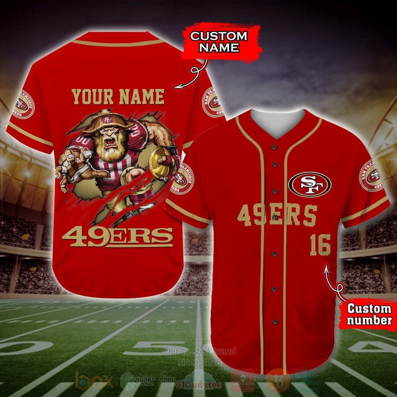 BEST San Francisco 49ers Custom AOP Baseball Jersey 7 BEST San Francisco 49ers Custom AOP Baseball Jersey word1