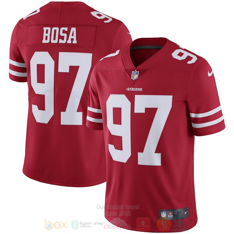 BEST San Francisco 49ers Nick Bosa Scarlet Vapor Jersey Football 3 BEST San Francisco 49ers Nick Bosa Scarlet Vapor Jersey Football word1