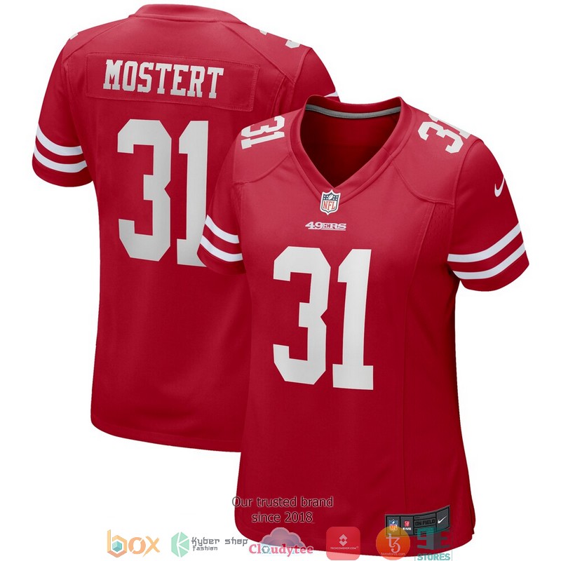 San Francisco 49ers Raheem Mostert Red Football Jersey 3 San Francisco 49ers Raheem Mostert Red Football Jersey word3