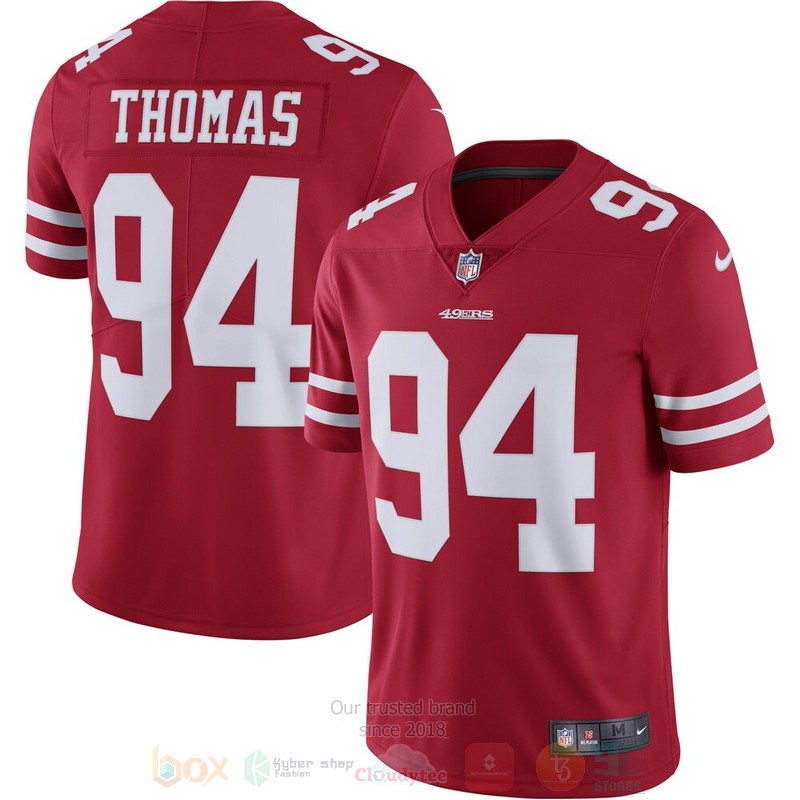 BEST San Francisco 49ers Solomon Thomas Scarlet Vapor Untouchable Jersey Football 2 BEST San Francisco 49ers Solomon Thomas Scarlet Vapor Untouchable Jersey Football word2