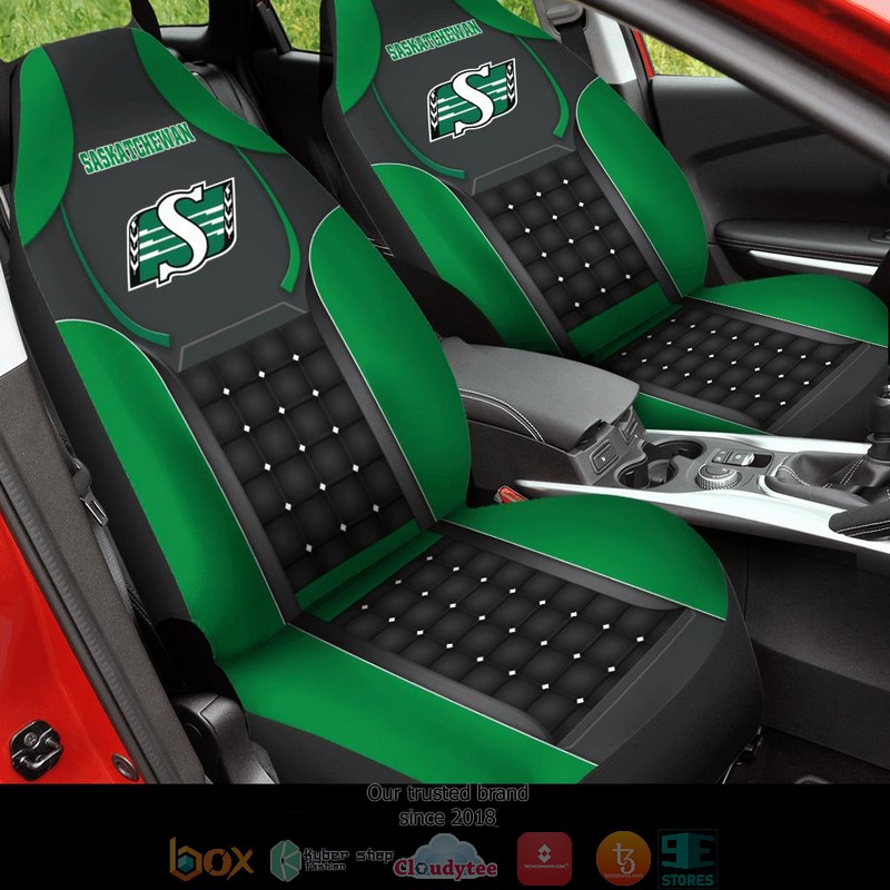 Saskatchewan Roughriders Dark Green Limited Car Seat Covers