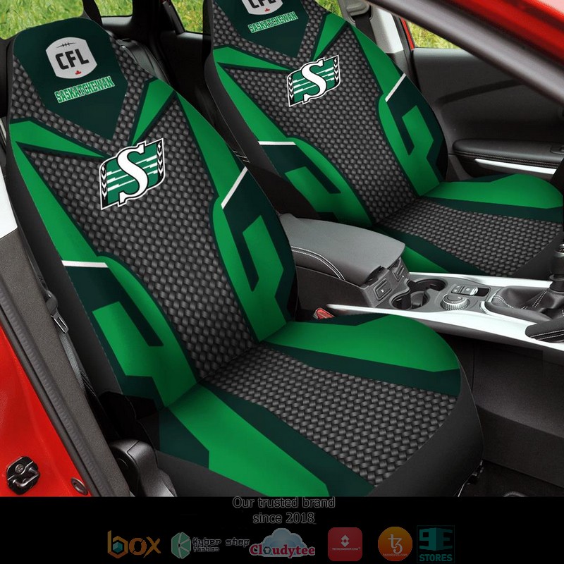 Saskatchewan Roughriders Green Grey Limited Car Seat Covers