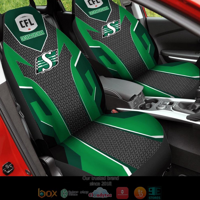 Saskatchewan Roughriders Grey Green Limited Car Seat Covers