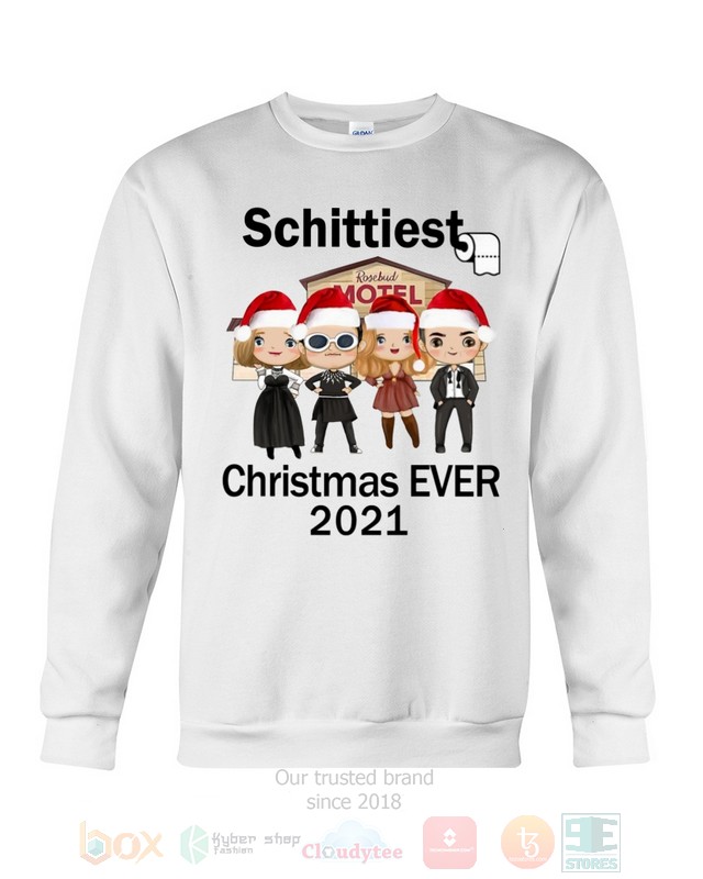 Schittiest Christmas Ever 2021 Schitt's Creek Hoodie, Shirt word3
