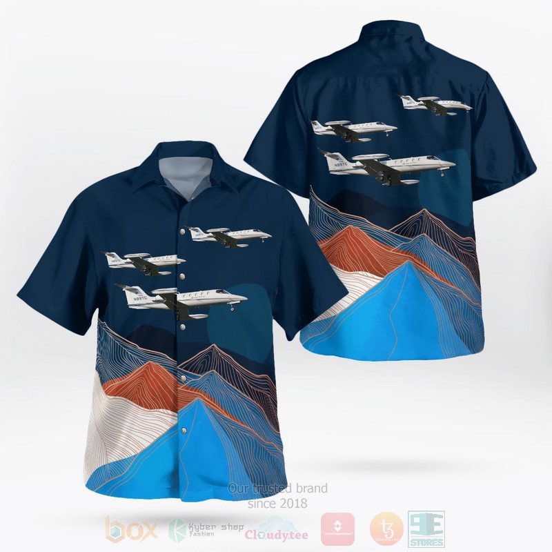 BEST Scottsdale, Arizona, Angel MedFlight Bombardier Learjet 35 3D Aloha Shirt word2