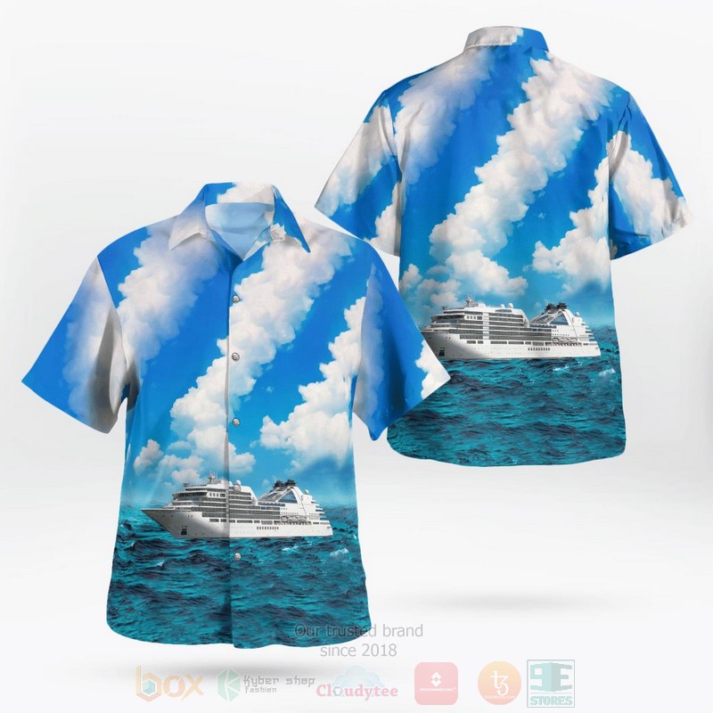 BEST Seabourn Cruise Line Seabourn Ovation 3D Aloha Shirt 1 BEST Seabourn Cruise Line Seabourn Ovation 3D Aloha Shirt word3