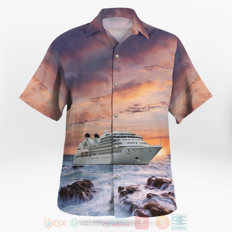BEST Seabourn Cruise Line Seabourn Quest 3D Aloha Shirt 2 BEST Seabourn Cruise Line Seabourn Quest 3D Aloha Shirt word2