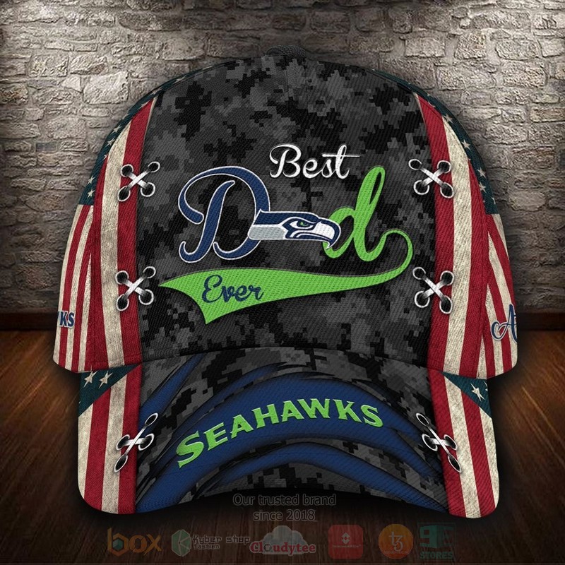 BEST Seattle Seahawks Best Dad NFL Team Custom Name 3D Cap 9 BEST Seattle Seahawks Best Dad NFL Team Custom Name 3D Cap word1