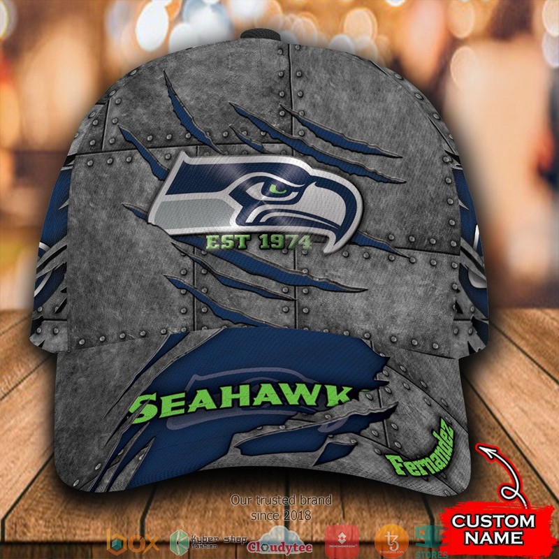 Seattle Seahawks Luxury NFL Custom Name Cap word3