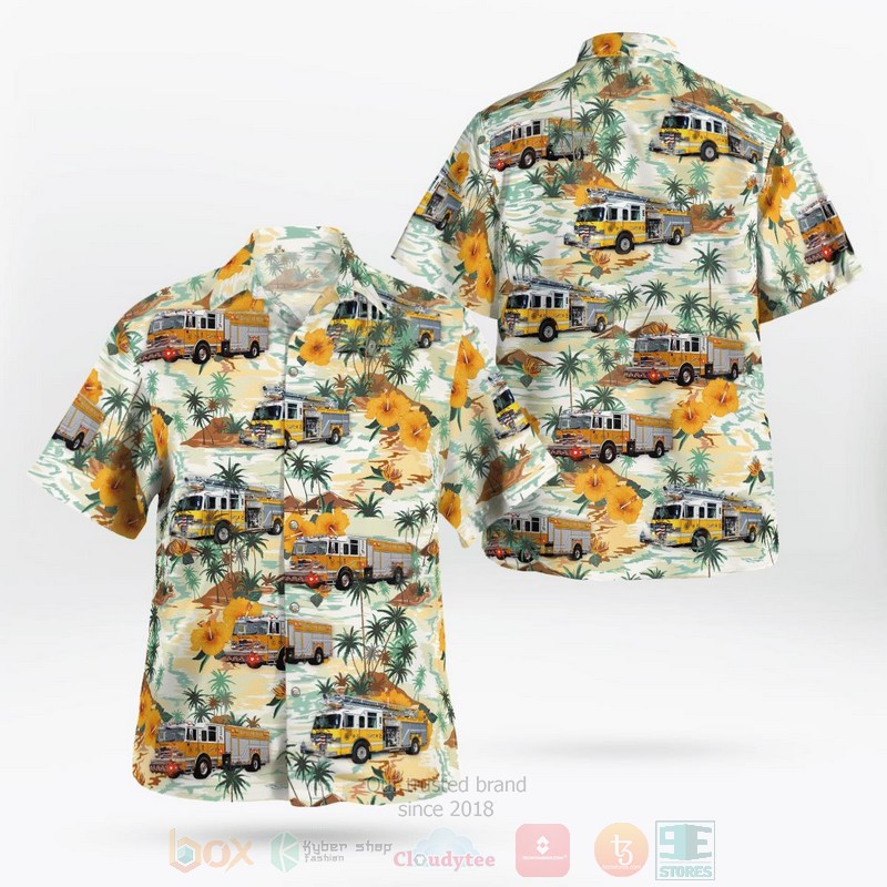 BEST Seaville Volunteer Fire and Rescue Company, Ocean View, New Jersey 3D Aloha Shirt word1