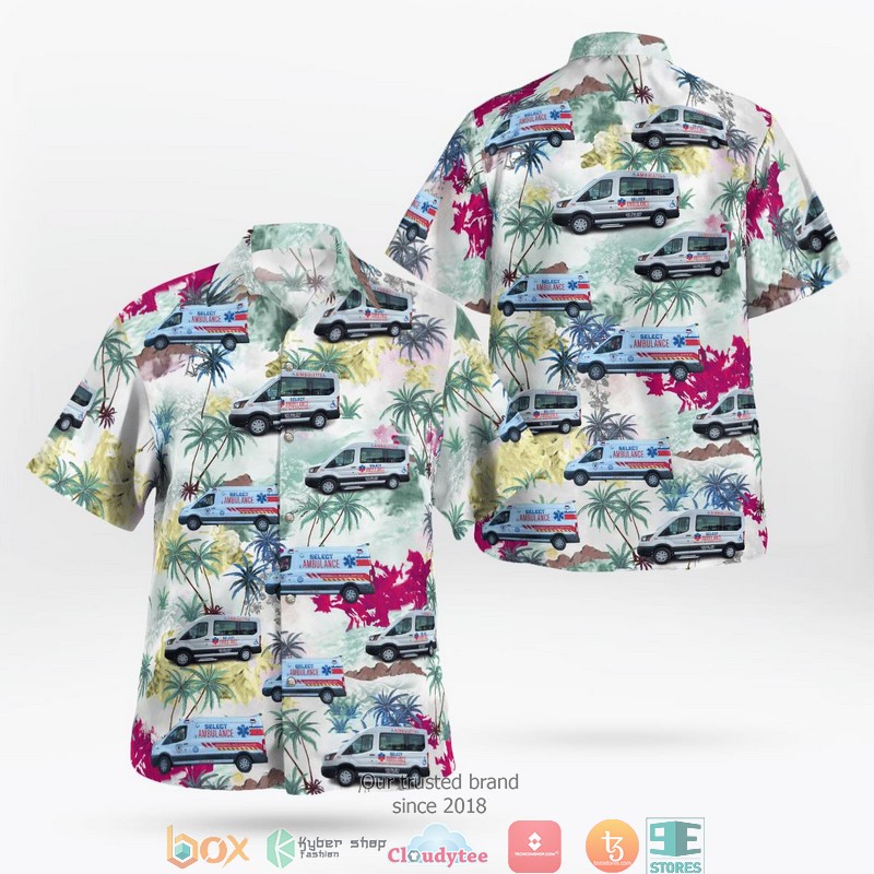 Select Ambulance Pennsylvania Hawaiian Shirt