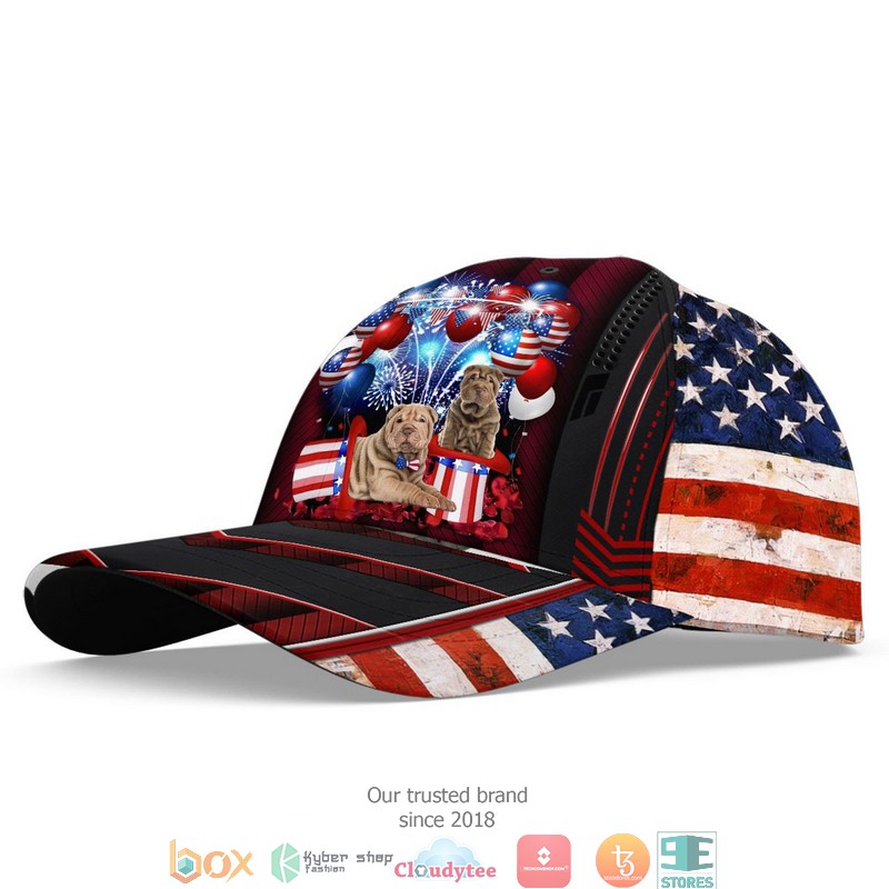Shar Pei Patriot Us Flag Balloon Cap 3 Shar Pei Patriot Us Flag Balloon Cap word1
