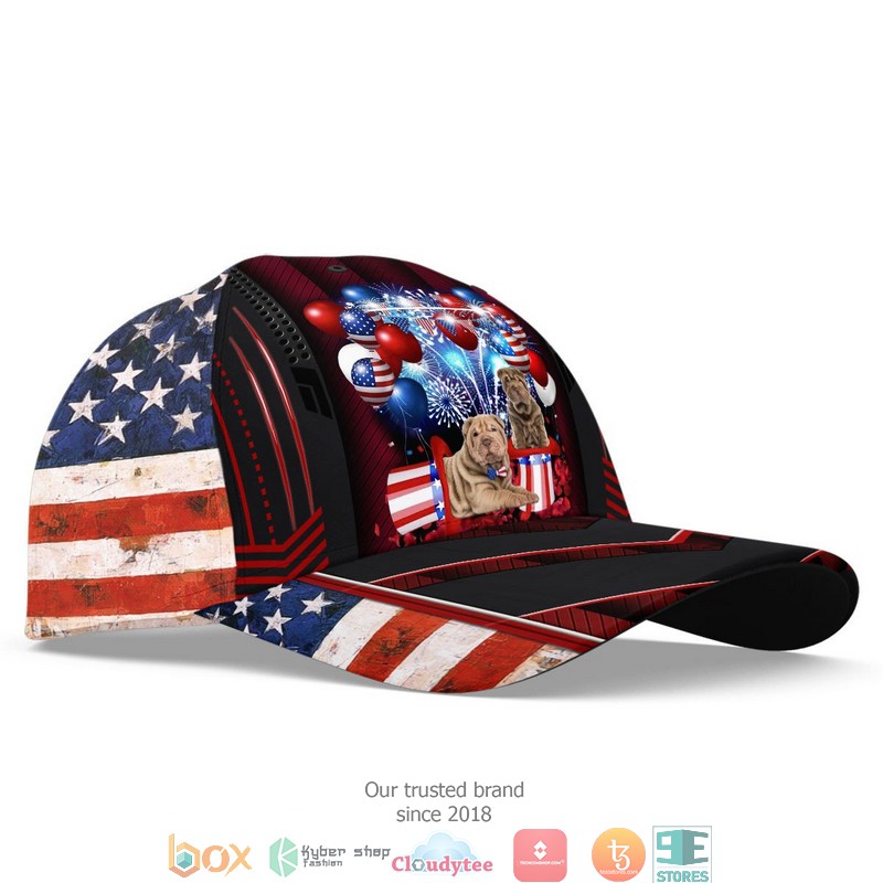 Shar Pei Patriot Us Flag Balloon Cap 4 Shar Pei Patriot Us Flag Balloon Cap word1