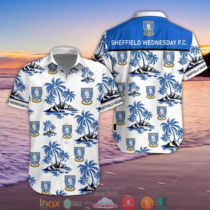 Sheffield Wednesday Hawaiian Shirt, Beach Short word2