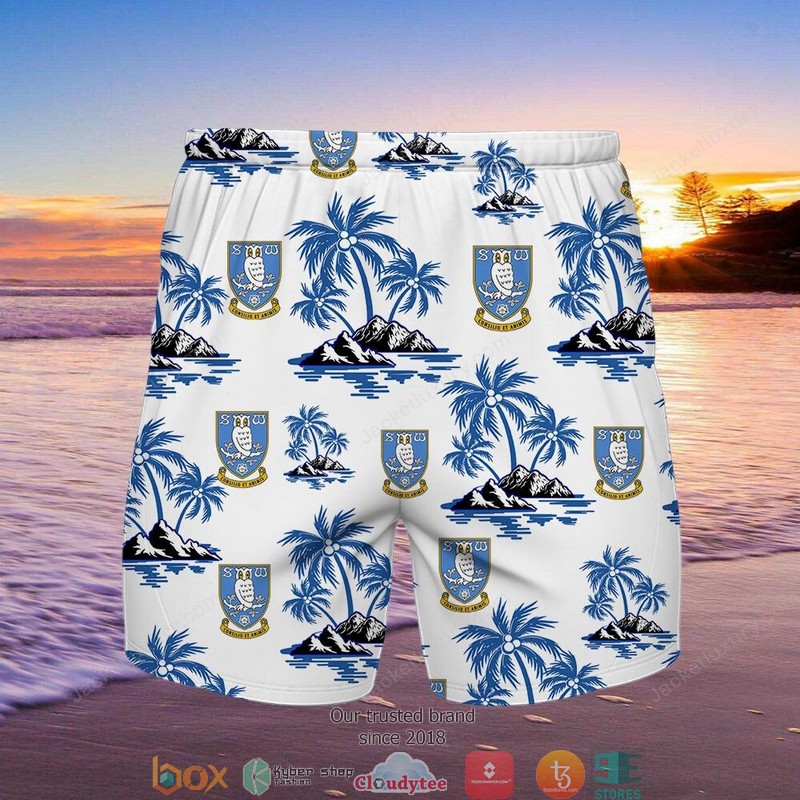 Sheffield Wednesday Hawaiian Shirt, Beach Short 2 Sheffield Wednesday Hawaiian Shirt, Beach Short word3