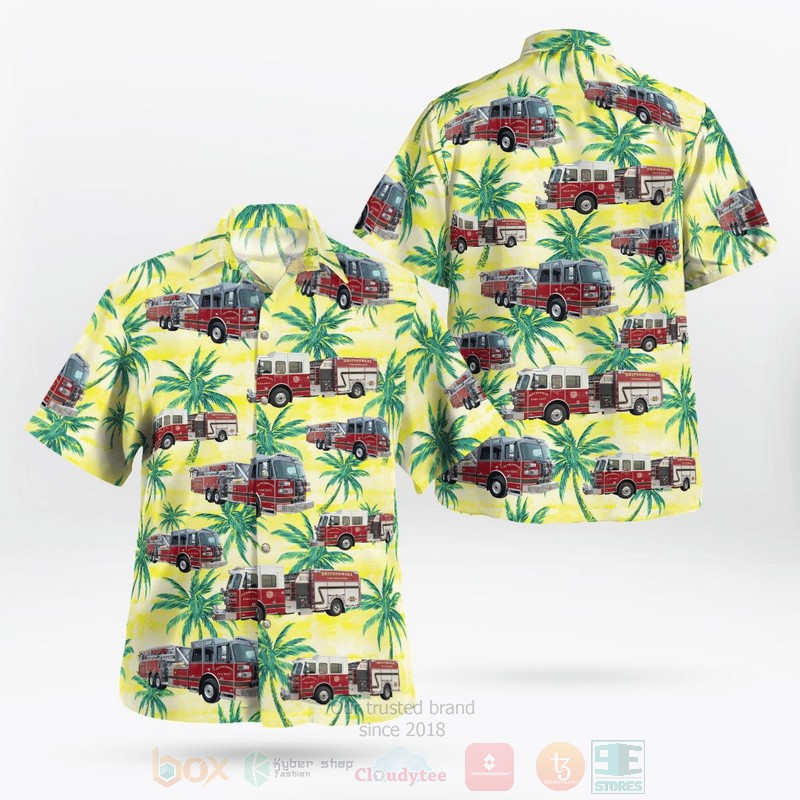 BEST Shipshewana, Indiana, Shipshewana Fire Department 3D Aloha Shirt