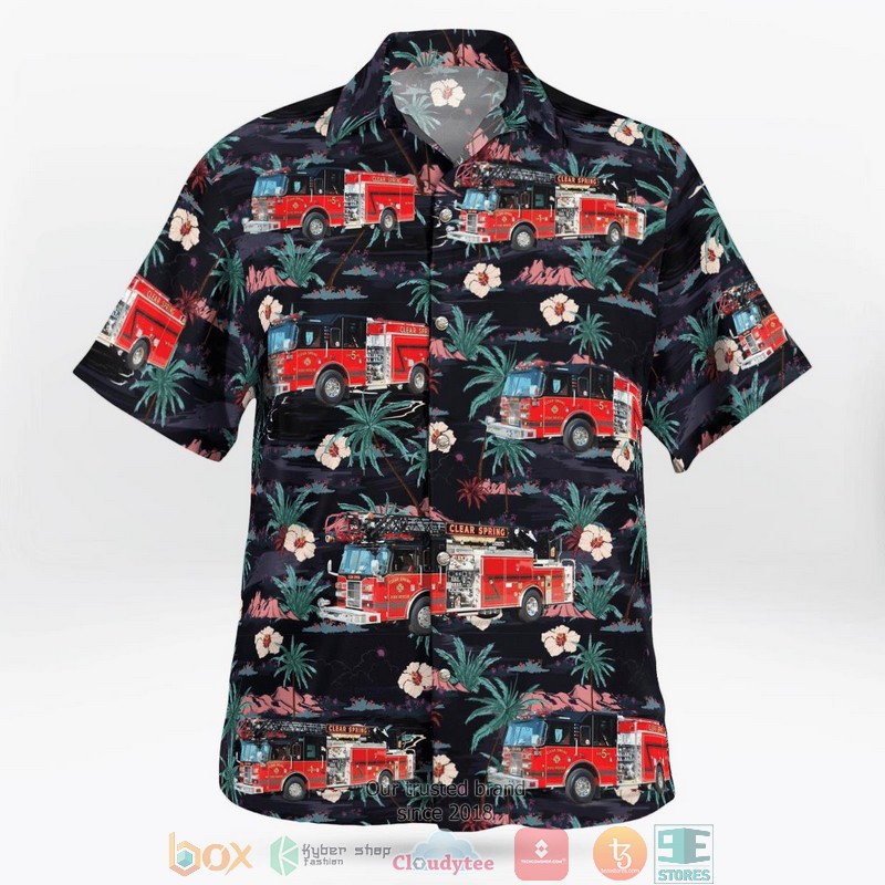 Simpsonville South Carolina Clear Spring Fire & Rescue Hawaii 3D Shirt 3 Simpsonville South Carolina Clear Spring Fire & Rescue Hawaii 3D Shirt word3