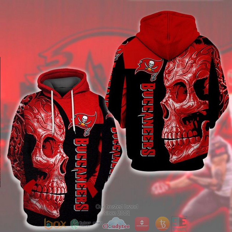 NEW Skull Tampa Bay Buccaneers 3D Hoodie 1 NEW Skull Tampa Bay Buccaneers 3D Hoodie word3
