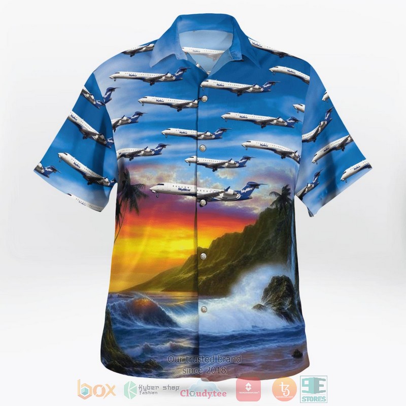 BEST SkyWest Airlines Bombardier CRJ-701ER N752SK Hawaii Shirt 3 BEST SkyWest Airlines Bombardier CRJ-701ER N752SK Hawaii Shirt word1