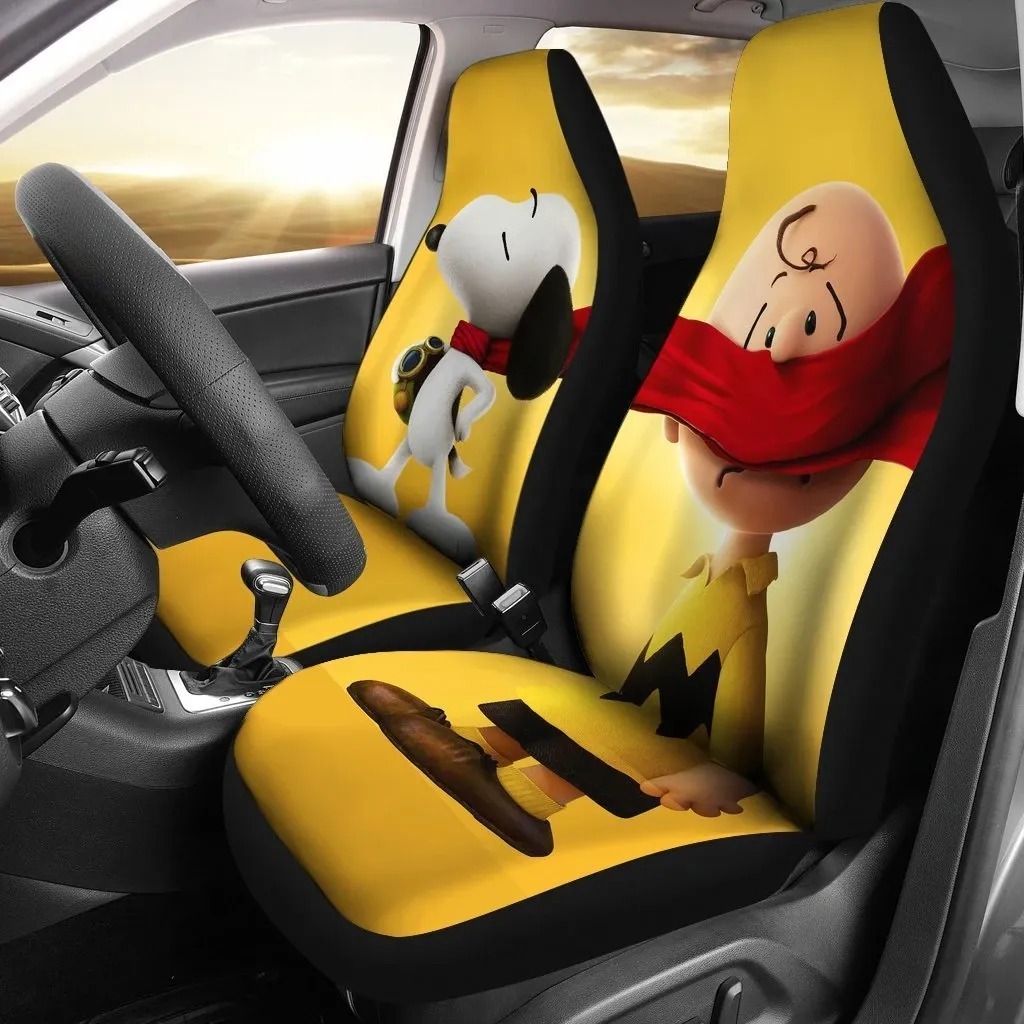 Snoopy Zoom 3D Limited Car Seat Covers