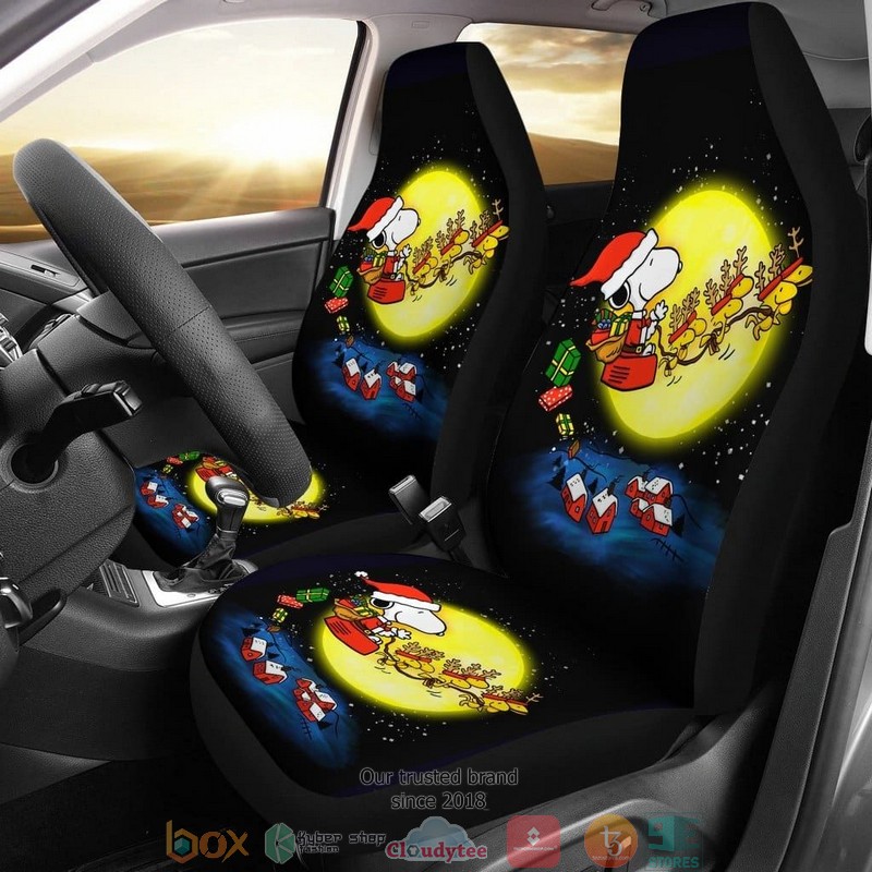 Snoopy Christmas Limited Car Seat Covers 3 Snoopy Christmas Limited Car Seat Covers word2