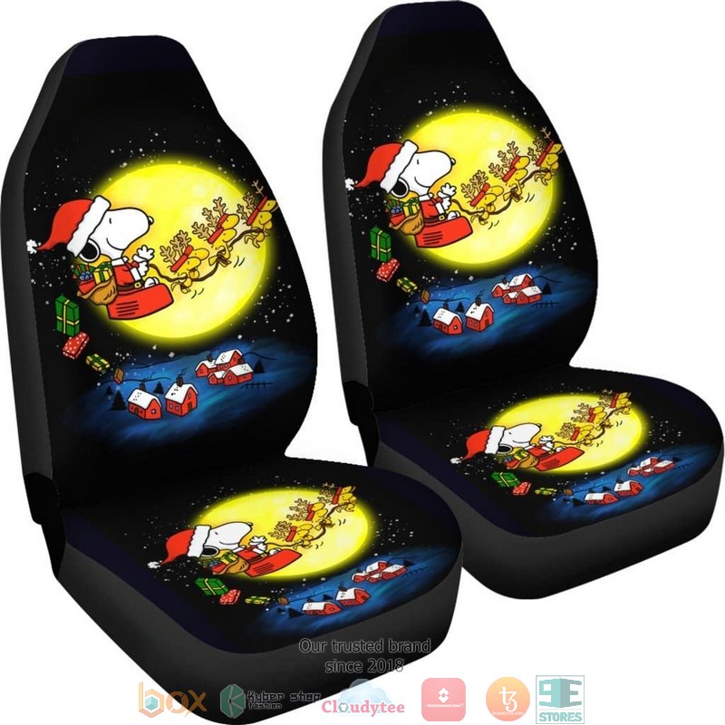 Snoopy Christmas Limited Car Seat Covers 4 Snoopy Christmas Limited Car Seat Covers word2