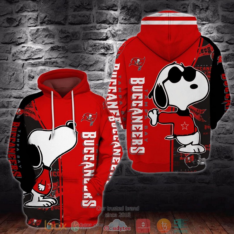 NEW Snoopy Tampa Bay Buccaneers 3D Hoodie 1 NEW Snoopy Tampa Bay Buccaneers 3D Hoodie word3