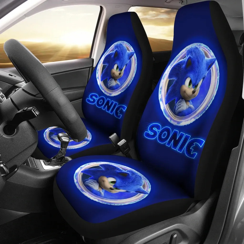 Sonic The Hedgehog Movie Limited Car Seat Covers