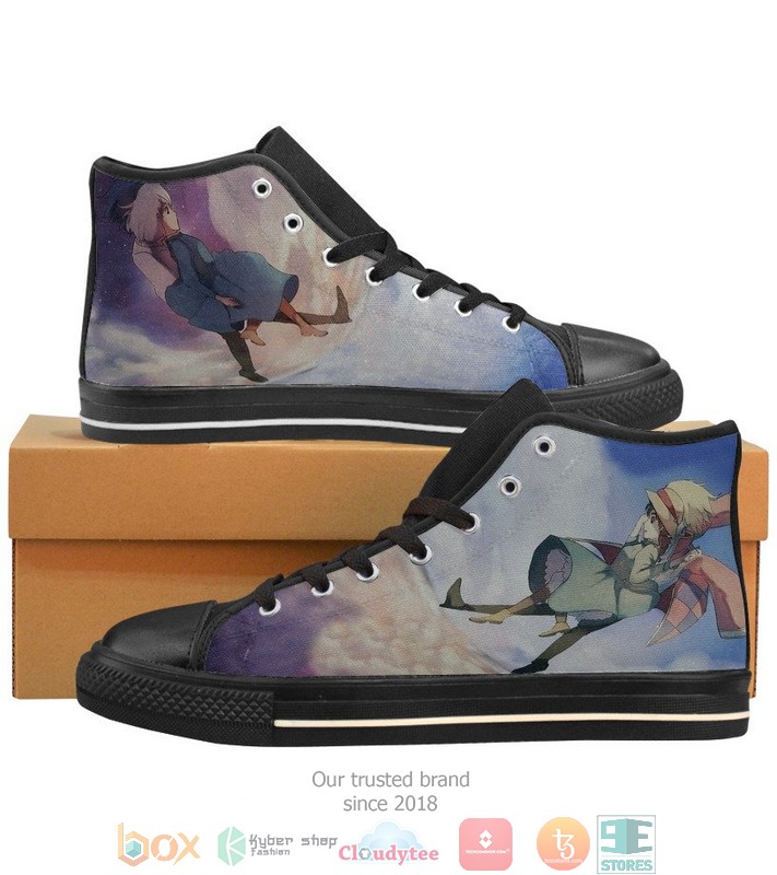 Sophie Howl's Moving Castle High Top Shoes word3