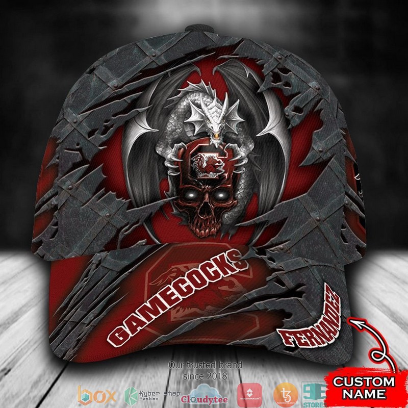 South Carolina Gamecocks Dragon NCAA1 Custom Name Cap word3