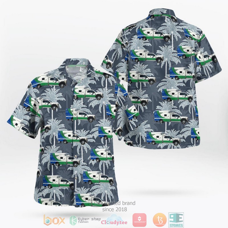 South Carolina Greenville County EMS Type 1 Hawaii 3D Shirt word2