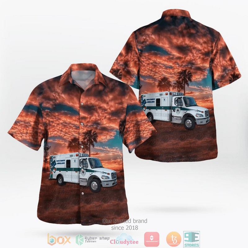 South Country Ambulance Brookhaven CDP New York Aloha Shirt word3