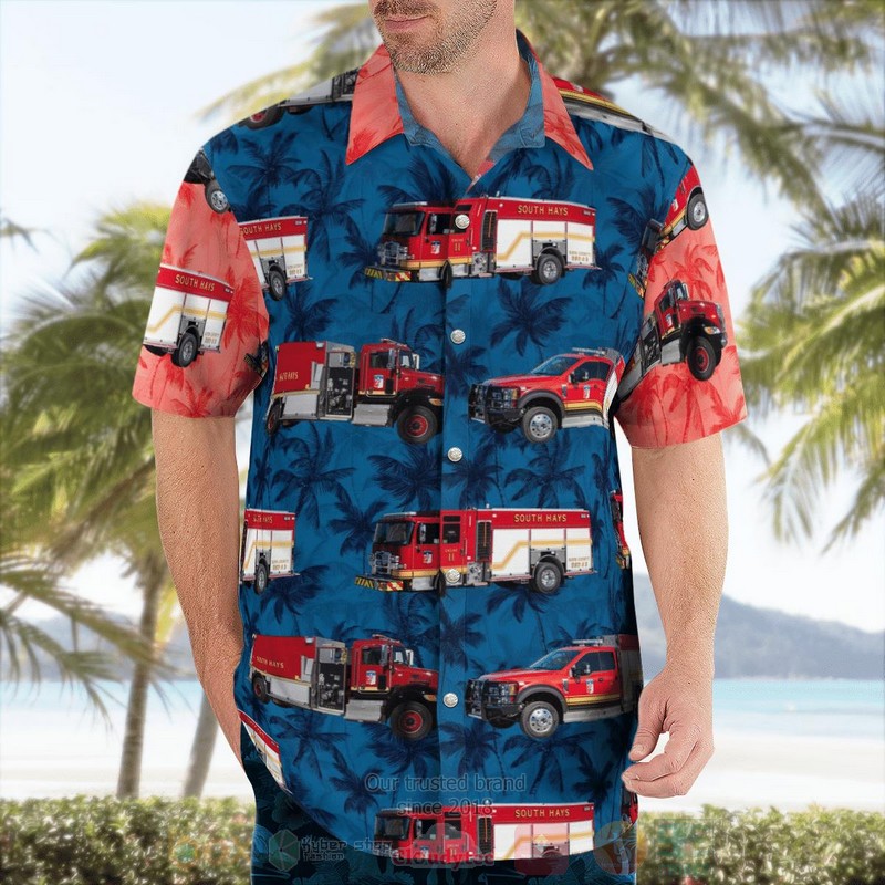 BEST South Hays Fire Department, San Marcos, Texas Fleet 3D Aloha Shirt 3 BEST South Hays Fire Department, San Marcos, Texas Fleet 3D Aloha Shirt word3