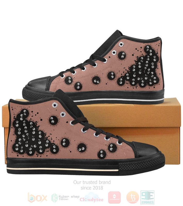 BEST Spirited Away, Cute High Top Canvas Sneakers Shoes 3 BEST Spirited Away, Cute High Top Canvas Sneakers Shoes word3