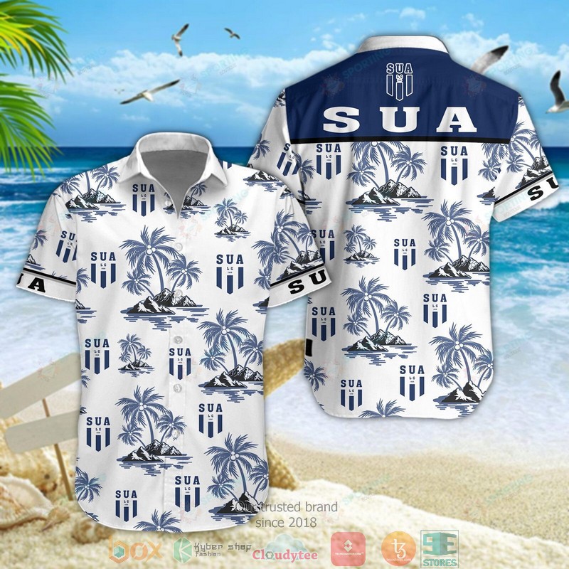 Sporting Union Agenais Hawaiian shirt, short word1