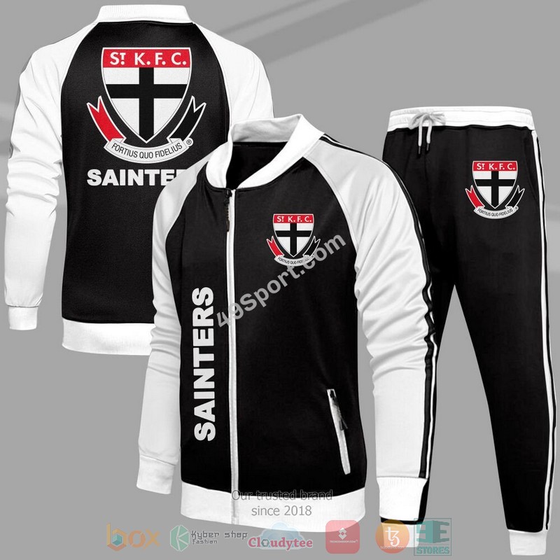 NEW St Kilda Sainters Tracksuits Jacket and Pant 11 NEW St Kilda Sainters Tracksuits Jacket and Pant word2