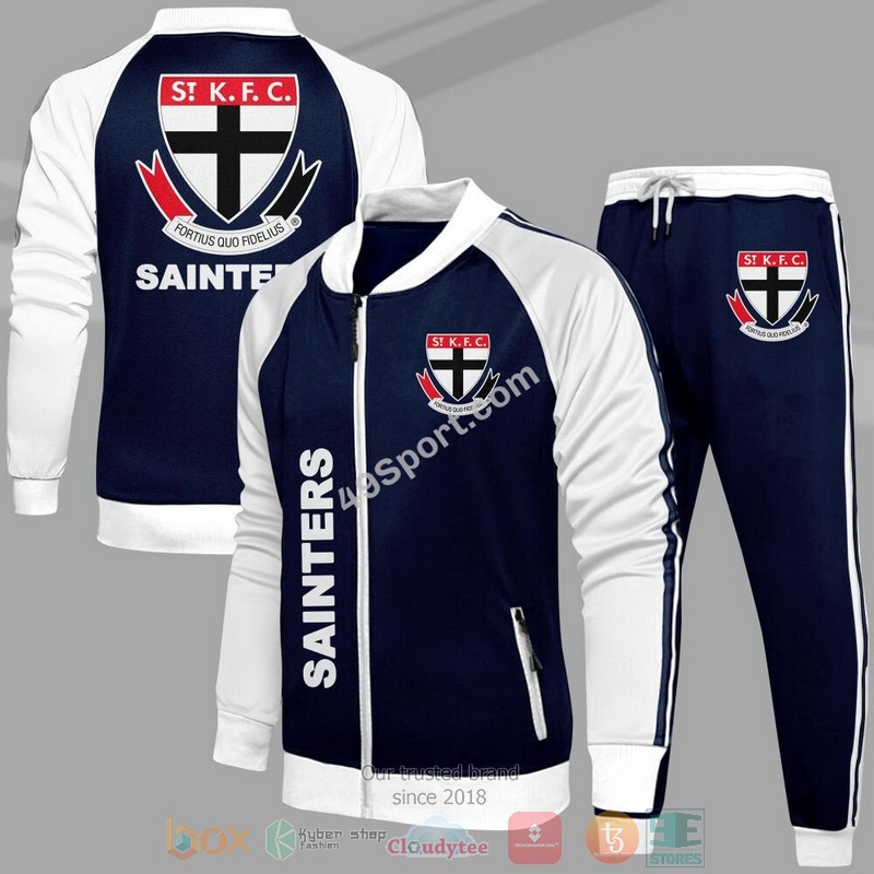 NEW St Kilda Sainters Tracksuits Jacket and Pant 13 NEW St Kilda Sainters Tracksuits Jacket and Pant word2