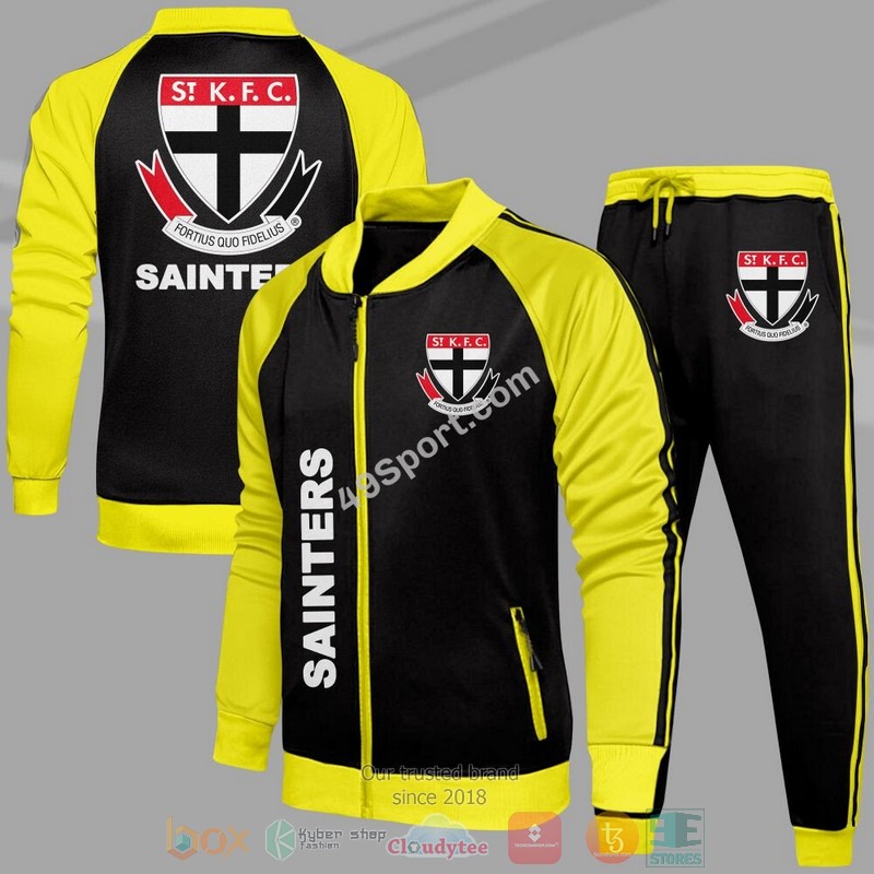 NEW St Kilda Sainters Tracksuits Jacket and Pant 14 NEW St Kilda Sainters Tracksuits Jacket and Pant word2