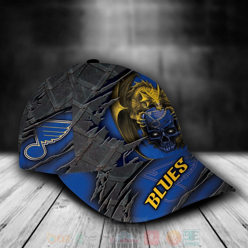 BEST St Louis Blues Dragon Custom Classic Cap 2 BEST St Louis Blues Dragon Custom Classic Cap word2