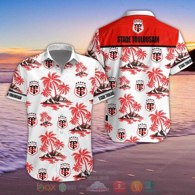 HOT Stade Toulousain Hawaiian Shirt, Shorts word1