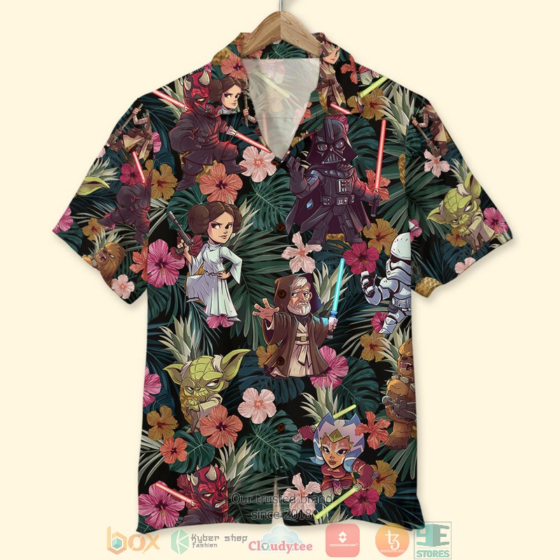 HOT Star Wars Characters Summer Flower Pattern Hawaii Shirt