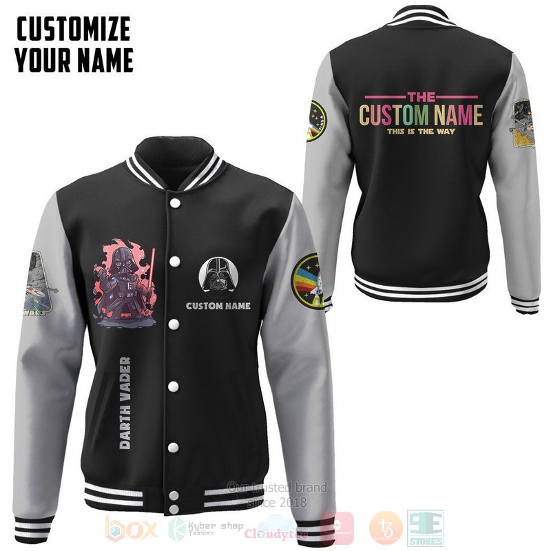 BEST Star Wars Darth Vader Custom Name Unisex Baseball Jacket 1 BEST Star Wars Darth Vader Custom Name Unisex Baseball Jacket word2