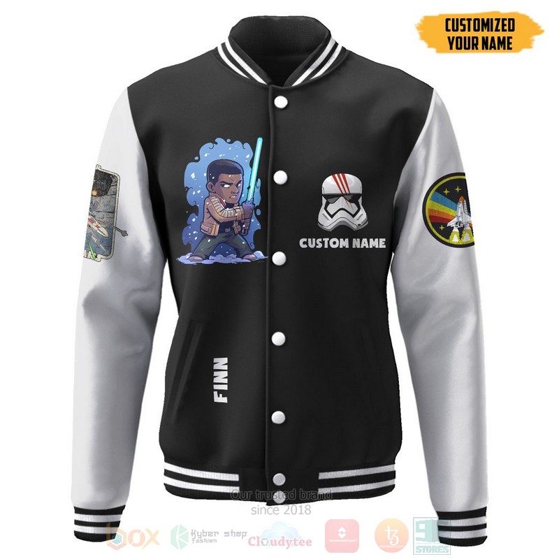 BEST Star Wars Finn Custom Name Unisex Baseball Jacket 6 BEST Star Wars Finn Custom Name Unisex Baseball Jacket word1