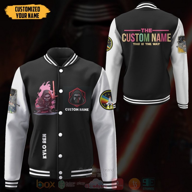 BEST Star Wars Kylo Ren Custom Name Unisex Baseball Jacket 3 BEST Star Wars Kylo Ren Custom Name Unisex Baseball Jacket word1