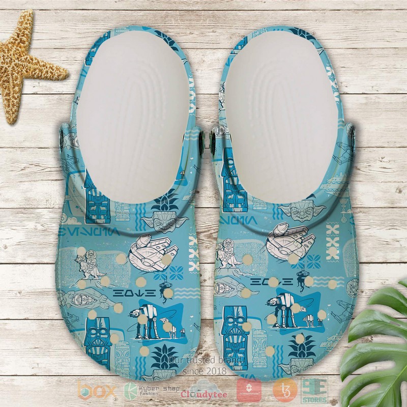 NEW Star Wars blue Crocs Crocband Clog